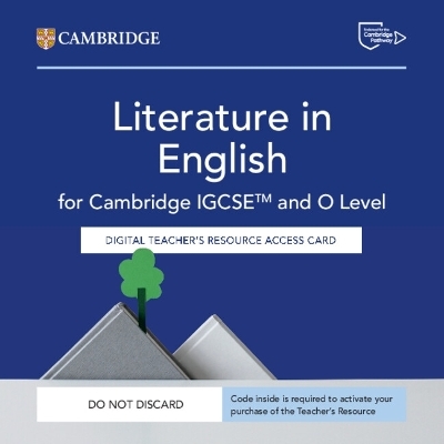 Cambridge IGCSE&trade; and O Level Literature in English Digital Teacher's Resource Access Card - Mark Beales
