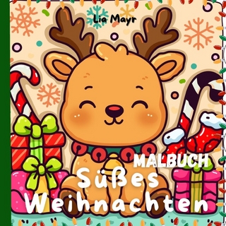 Süßes Weihnachten Malbuch