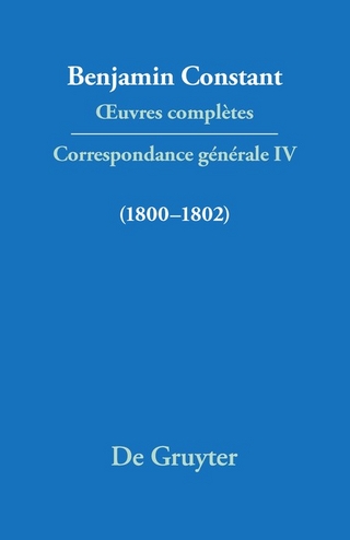 Correspondance 1800–1802