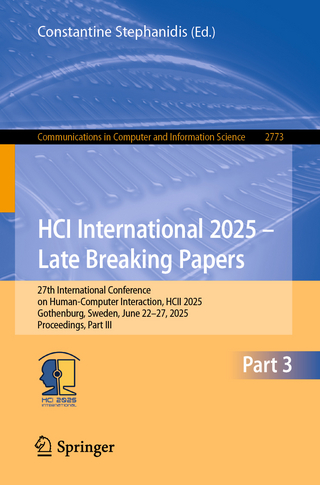 HCI International 2025 – Late Breaking Papers