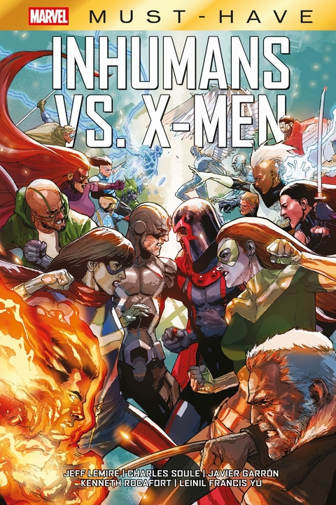 Marvel Must-Have: Inhumans vs. X-Men - Charles Soule, Javier Garr&oacute;n, Jeff Lemir, Kenneth Rocafort, Leinil Francis Yu