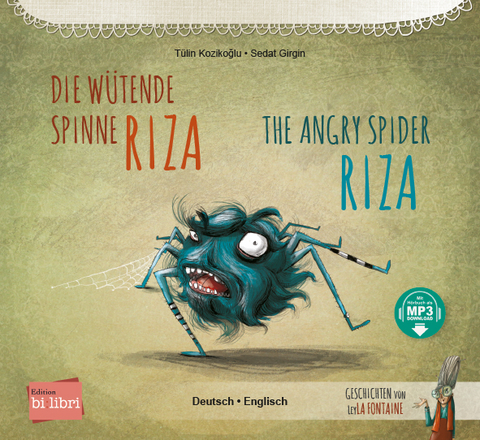 Die w&uuml;tende Spinne Riza (Deutsch-Englisch) - T&uuml;lin Kozikoğlu