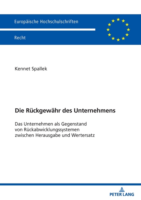 Die R&uuml;ckgew&auml;hr des Unternehmens - Kennet Spallek