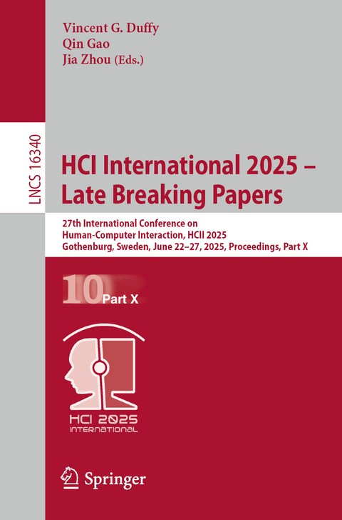 HCI International 2025 &ndash; Late Breaking Papers - 