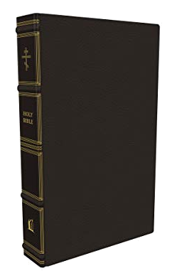 The Orthodox Study Bible, Genuine Leather, Black