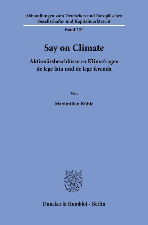 Say on Climate - Maximilian K&uuml;hle