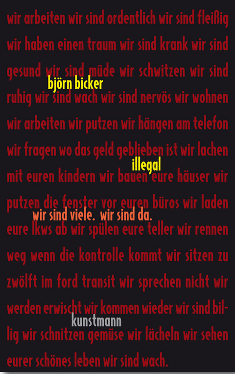 Illegal - Bj&ouml;rn Bicker
