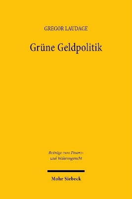 Grüne Geldpolitik
