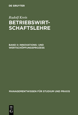 Betriebswirtschaftslehre - Rudolf Kreis