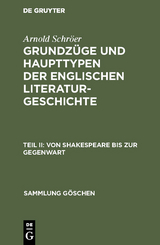 Von Shakespeare bis zur Gegenwart - Arnold Schr&ouml;er