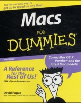 Macs for Dummies - Pogue, David