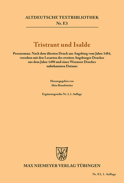 Tristrant und Isalde - 