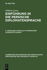 Wortlaut in persischer Schik&auml;szt&auml;-Schrift - Wilhelm Litten