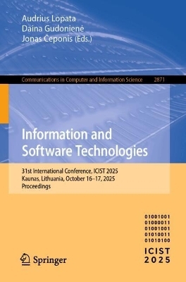Information and Software Technologies - 