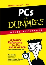 PC's for Dummies Quick Reference - Gookin, Dan; Hardin, Sandra