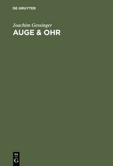 Auge & Ohr - Joachim Gessinger
