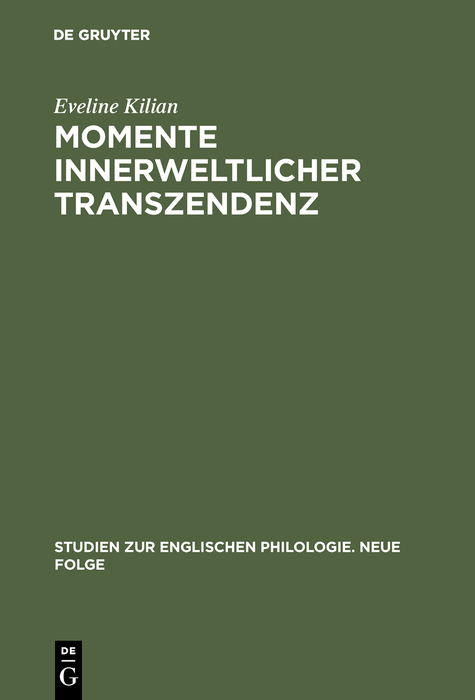Momente innerweltlicher Transzendenz - Eveline Kilian