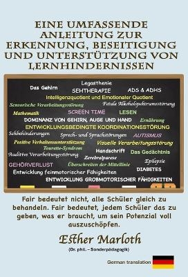 German version Complete Guide to Identify and Support Barriers to Learning - Esther Marloth