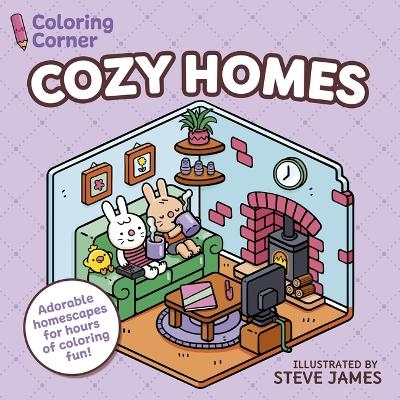 Coloring Corner: Cozy Homes - Steve James