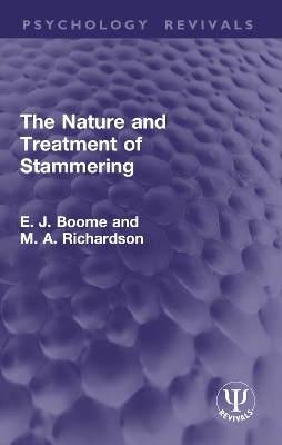 The Nature and Treatment of Stammering