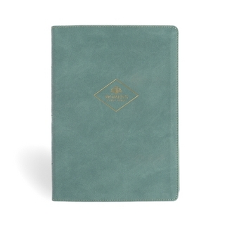 CSB Women's Study Bible, Earthen Teal Suedesoft Leathertouch, Indexed