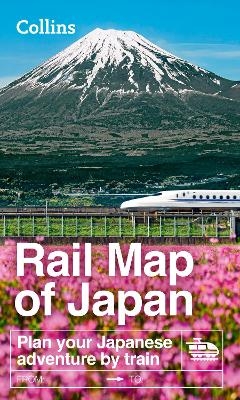 Collins Rail Map of Japan -  Collins Maps