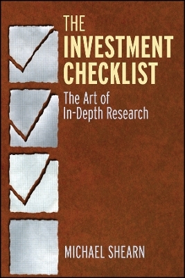 The Investment Checklist - Michael Shearn