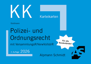 Karteikarten Polizei- und Ordnungsrecht