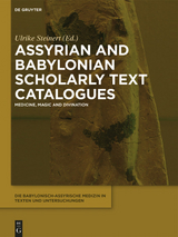 Assyrian and Babylonian Scholarly Text Catalogues - 