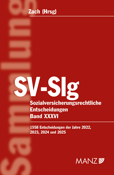 Sozialversicherungsrechtliche Entscheidungen SV-Slg - 