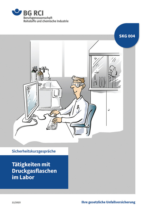 SKG 004 T&auml;tigkeiten mit Druckgasflaschen im Labor