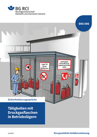 SKG 006 Tätigkeiten mit Druckgasflaschen in Betriebslägern