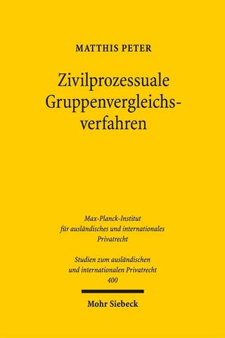 Zivilprozessuale Gruppenvergleichsverfahren