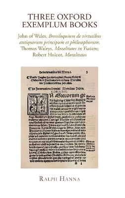 Three Oxford Exemplum Books - Ralph Hanna