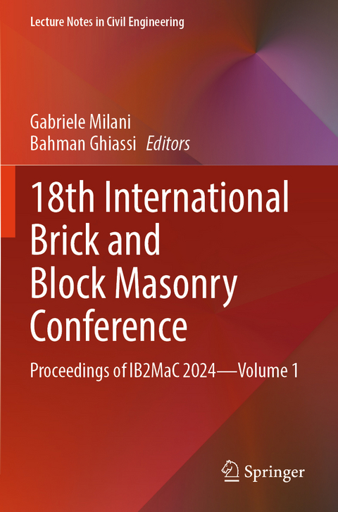 18th International Brick and Block Masonry Conference - 