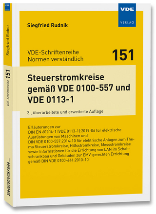 Steuerstromkreise gemäß VDE 0100-557 und VDE 0113-1