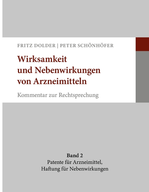 Wirksamkeit und Nebenwirkungen von Arzneimitteln - Fritz Dolder, Peter Sch&ouml;nh&ouml;fer