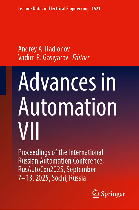 Advances in Automation VII - 