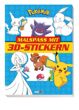 Pokémon: Malspaß mit 3D-Stickern