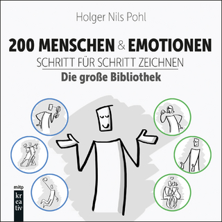 200 Menschen & Emotionen Schritt für Schritt zeichnen