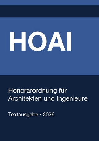 HOAI - Honorarordnung für Architekten und Ingenieure (Deutschland) 2026