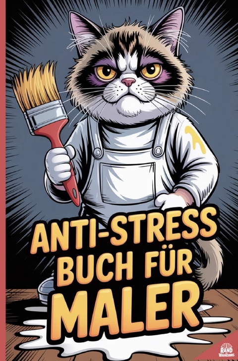 Anti-Stress Buch f&uuml;r Maler - Rand des Wahnsinns