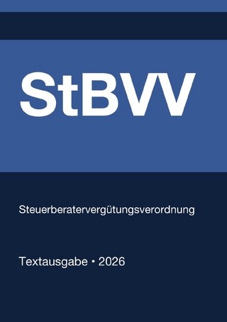 StBVV - Steuerberatervergütungsverordnung (Deutschland) 2026