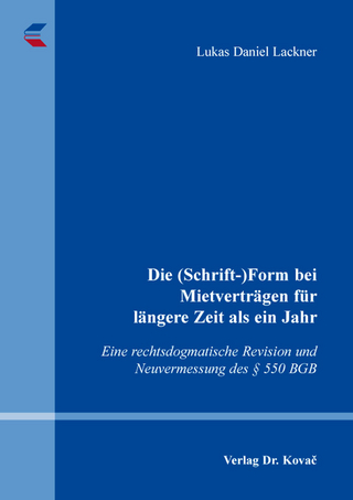 Die (Schrift-)Form bei Mietverträgen für längere Zeit als ein Jahr