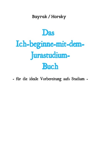 Das Ich-beginne-mit-dem-Jurastudium-Buch
