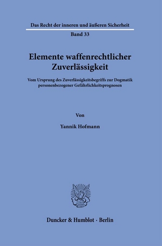 Elemente waffenrechtlicher Zuverlässigkeit