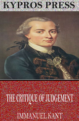 Critique of Judgement -  Immanuel Kant