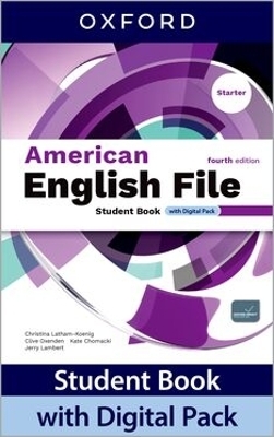 American English File fourth edition Starter Level Student Book with Digital Pack