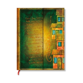 Garcia Marquez, One Hundred Years of Solitude (Embellished Manuscripts Collection) Midi Lined Hardcover Journal (Elastic Band Closure)