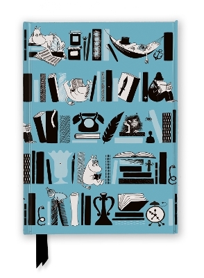 Moomin Bookshelves: Pale Blue (Foiled Journal)